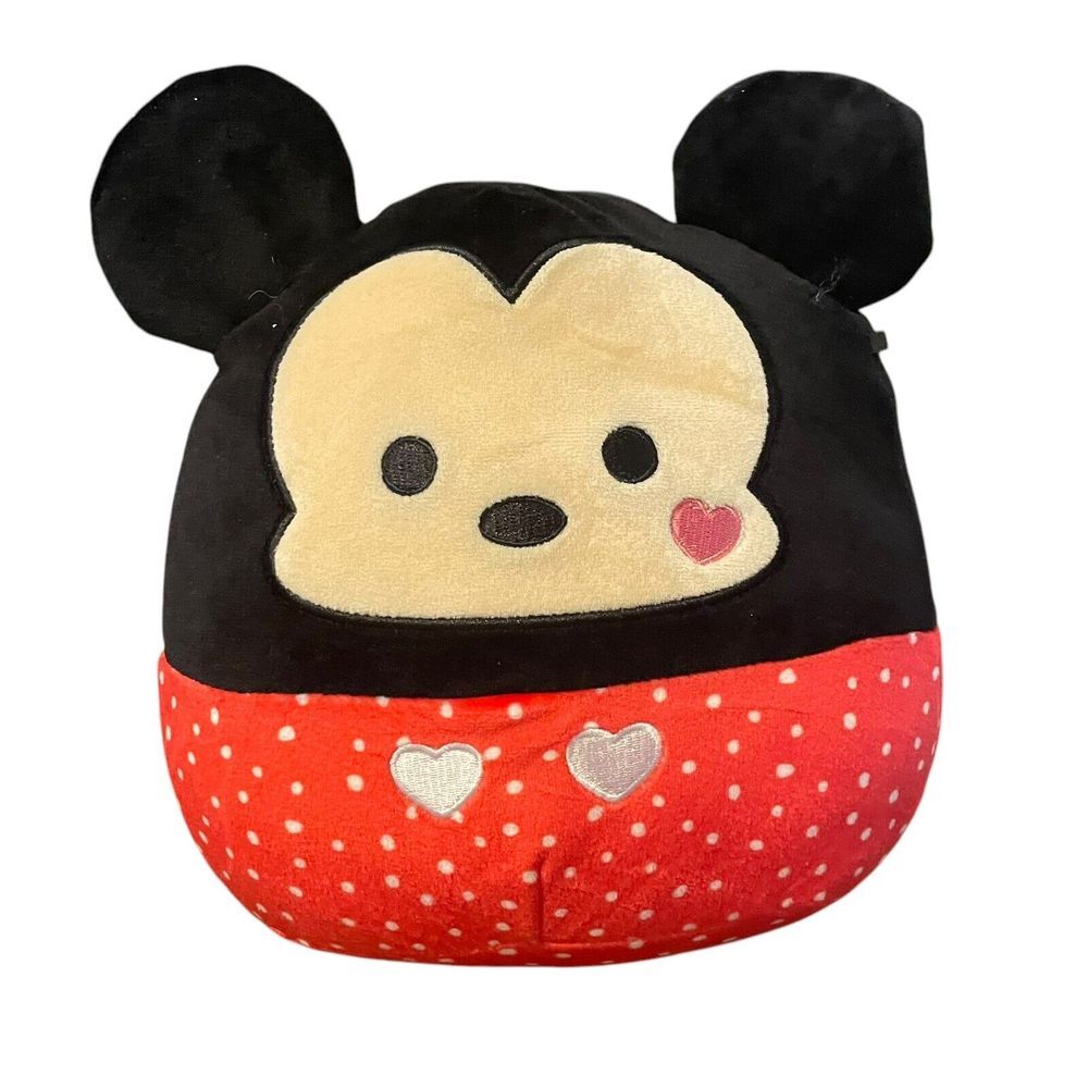 Disney Mickey Mouse Squishmallows‎ Plush Kelly Toys Valentine Limited Edition 8"